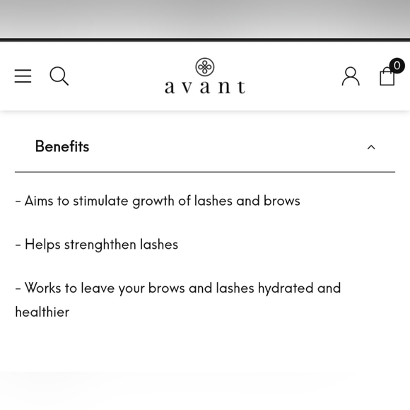AVANT SKINCARE Pro-Elongating Biotin Lash & Brow Fortifier Serum - Picture 4 of 14